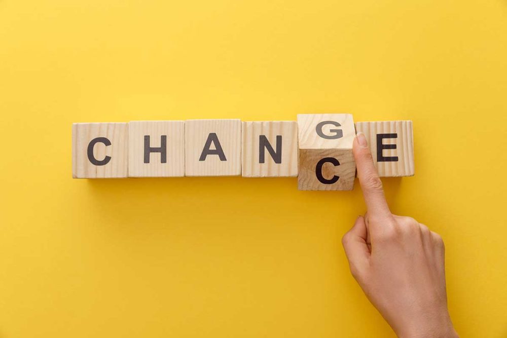 Don't leave change to chance