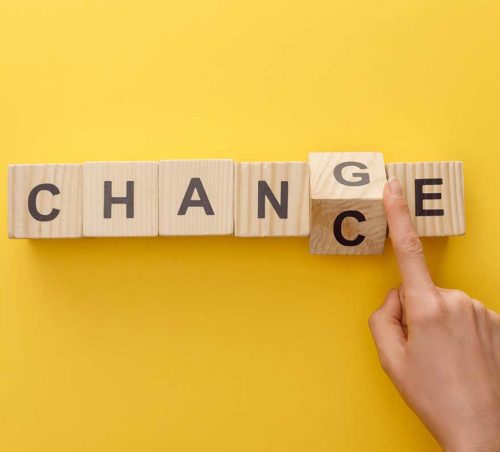 Don't leave change to chance